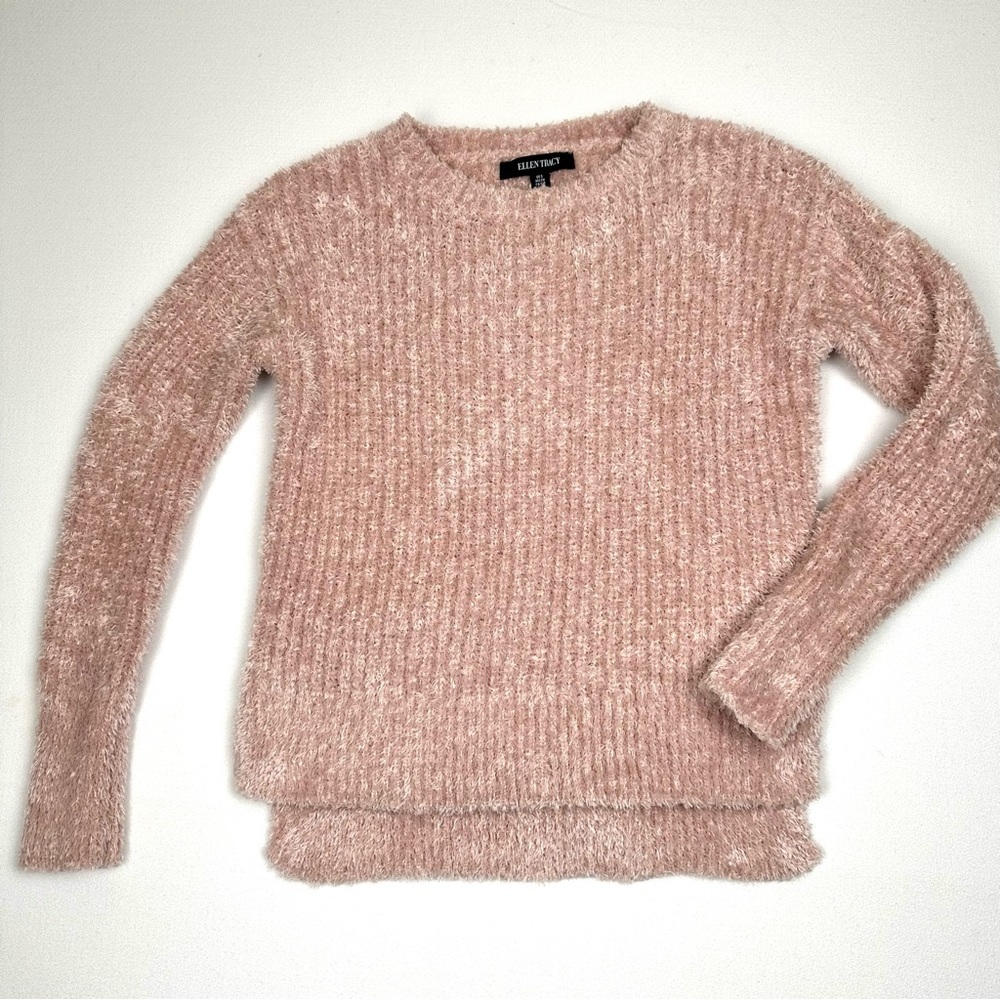 Ellen Tracy Chinelle Eyelash Sweater